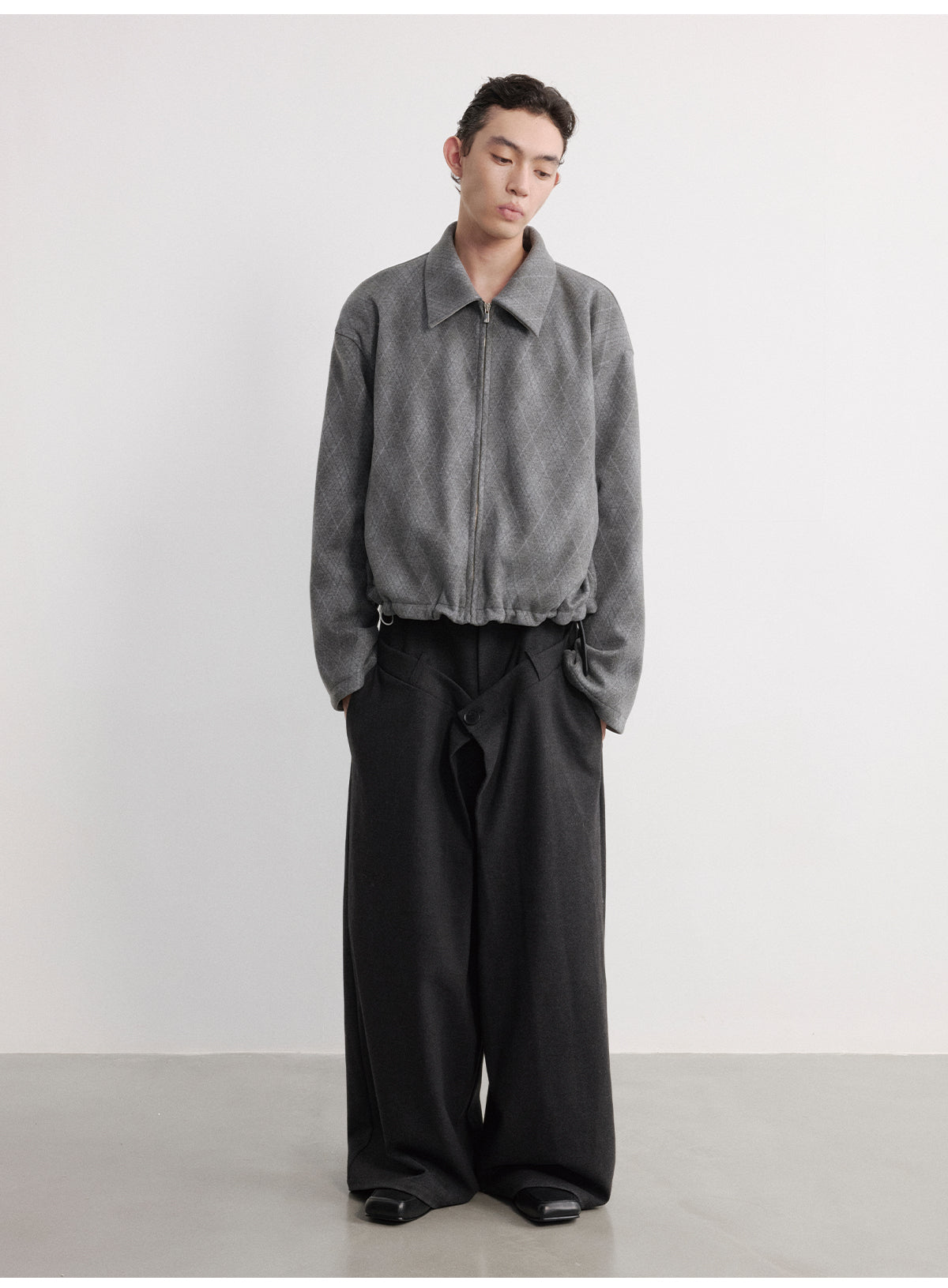 Drawstring Fleece Jacket