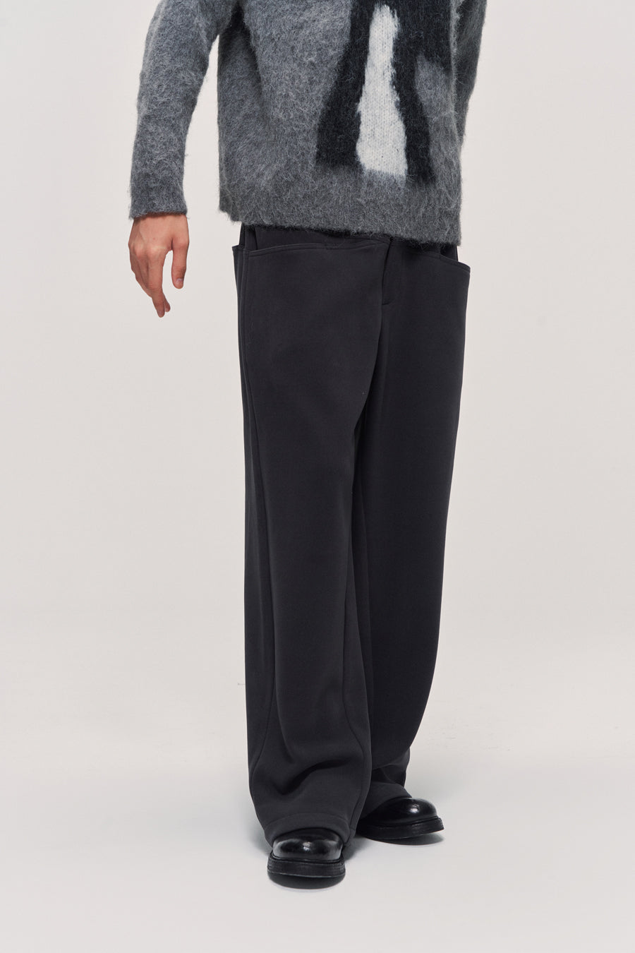 Knit Straight Casual Pants