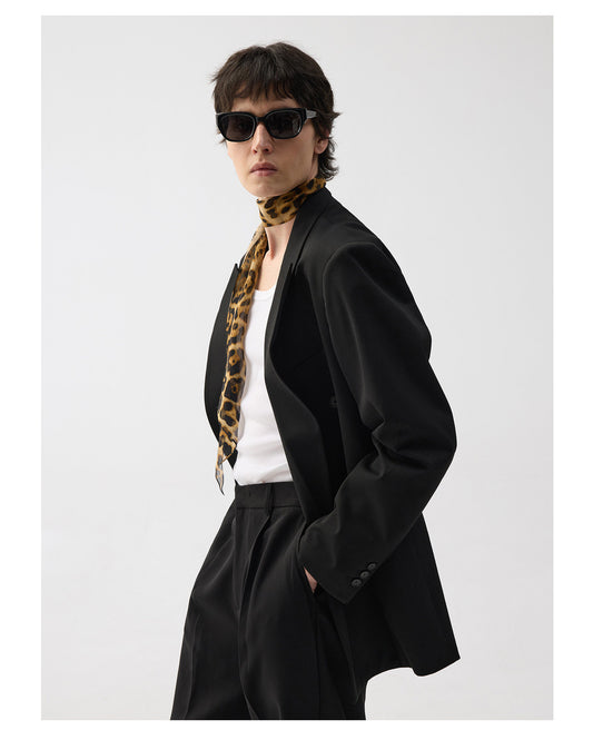 Double-breasted suit jacket