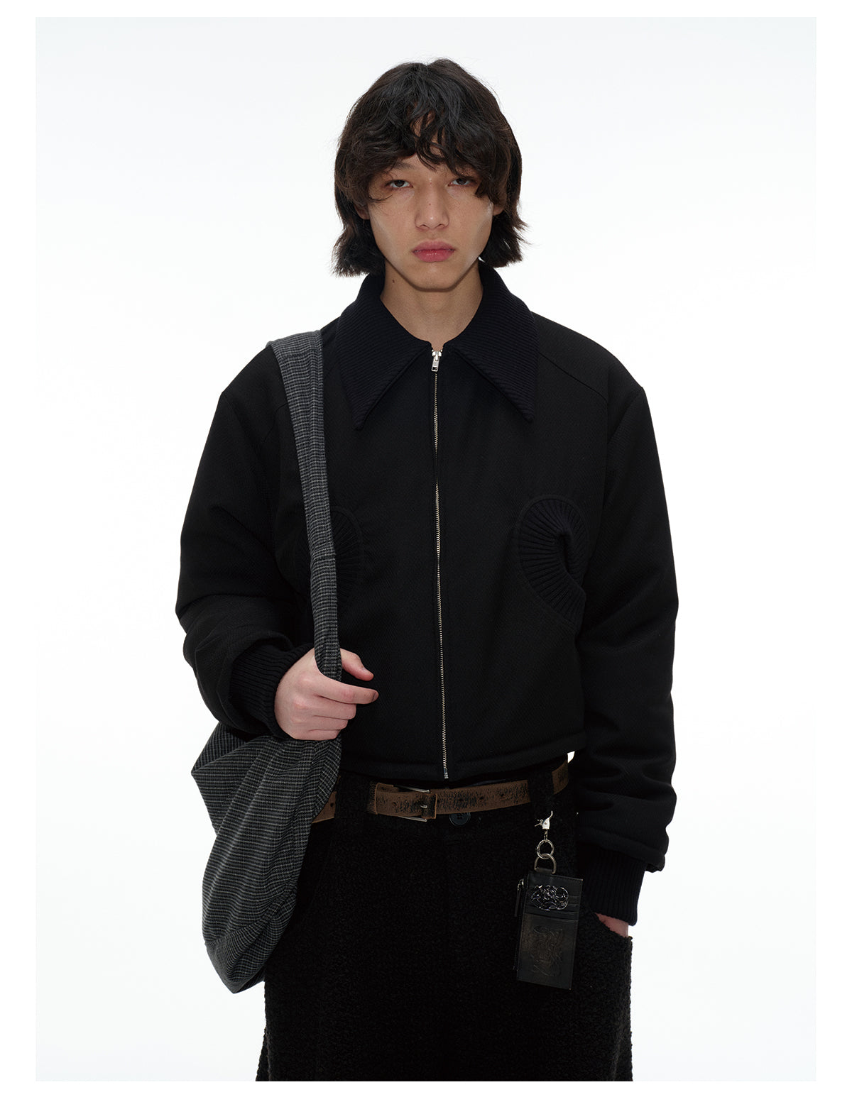 Spiral Pocket Cotton Jacket