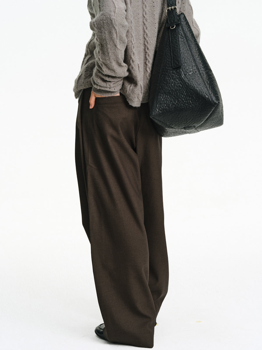 Wide-Leg Casual Pants