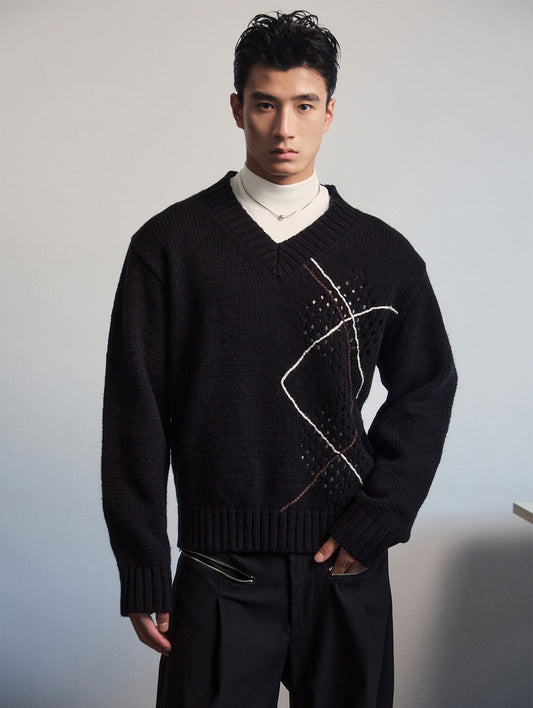 Unisex V-Neck Sweater