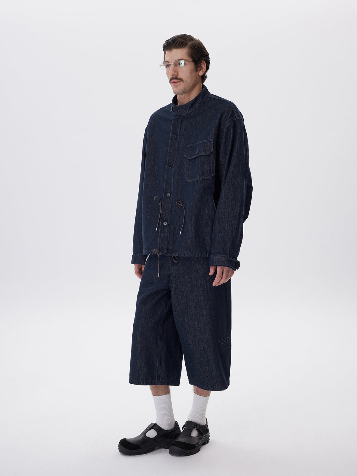 Paper Yarn Blend Denim Jacket