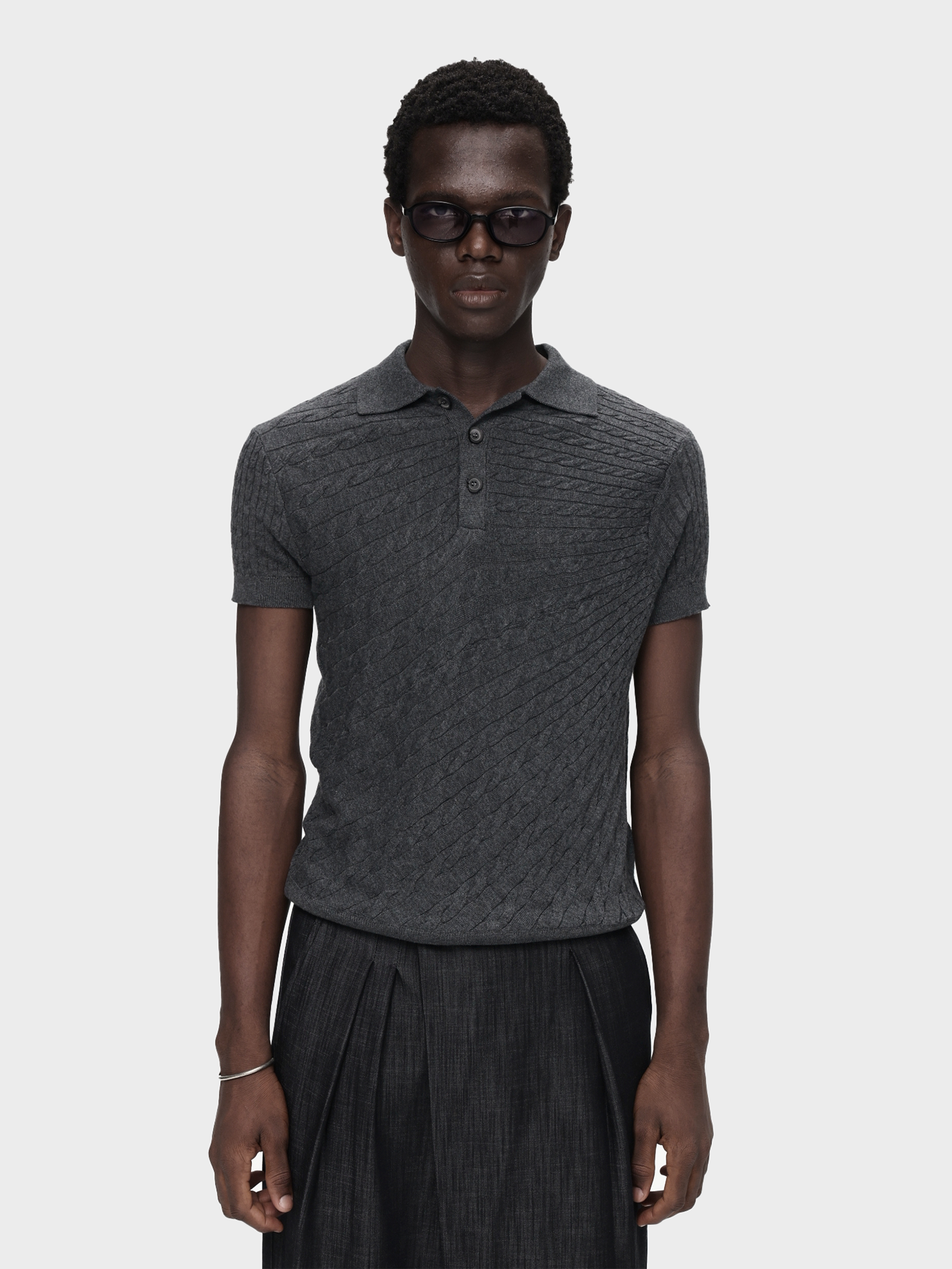 Lightweight Wool Knit Shirt