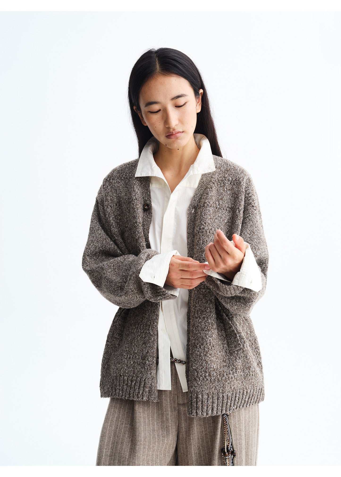 V-Neck Casual Cardigan