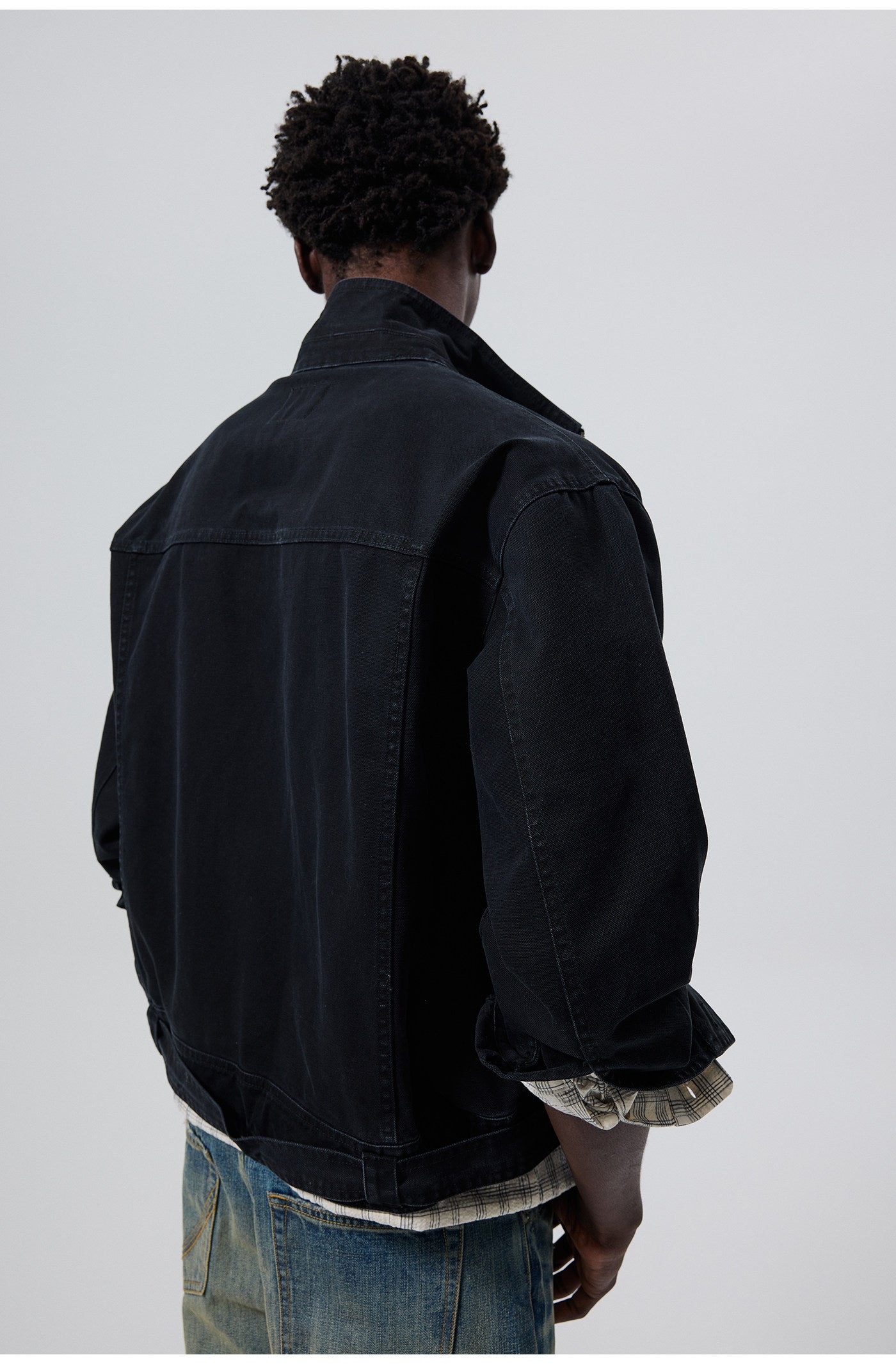 Stand Collar Harrington Jacket