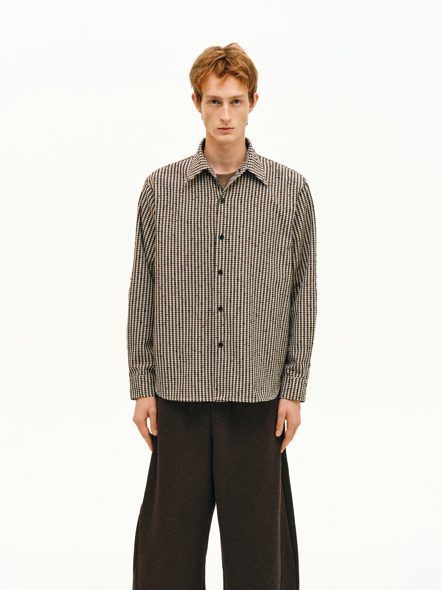 Fit-woven Checkered Shirt