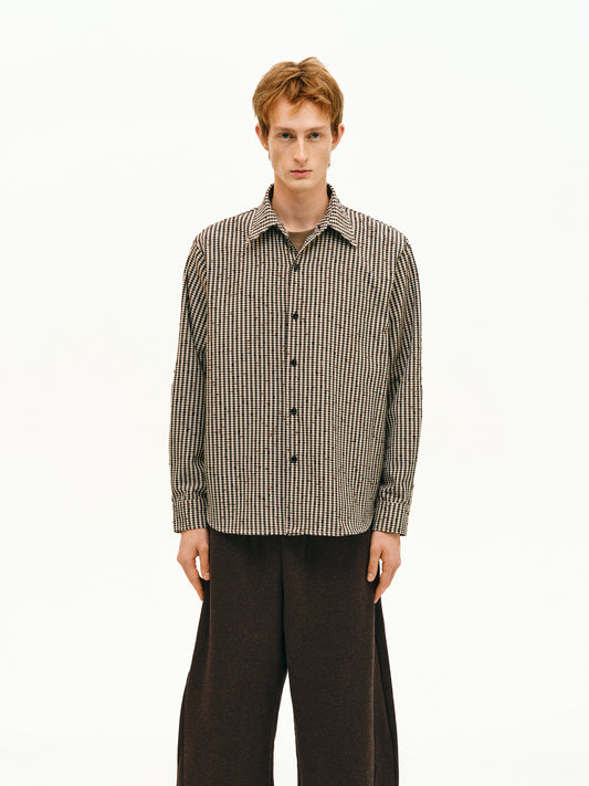 Fit-woven Checkered Shirt