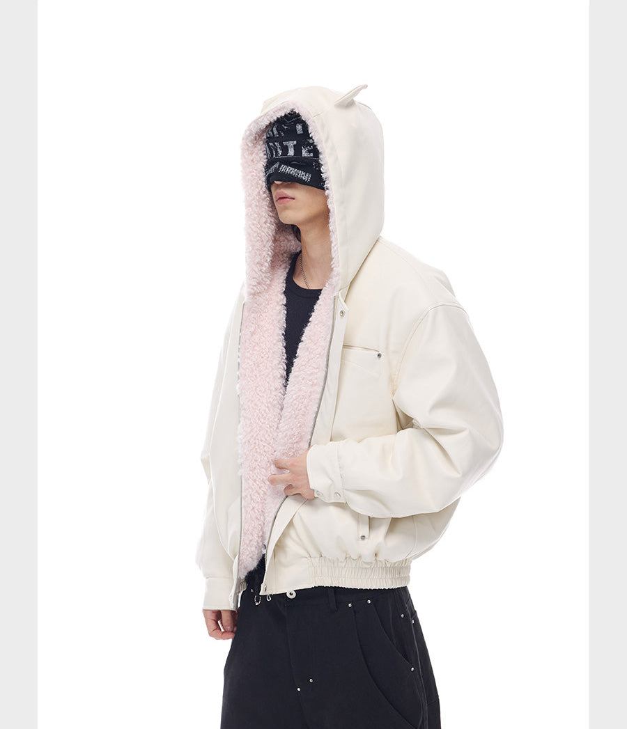 Loose-fitting thick jacket