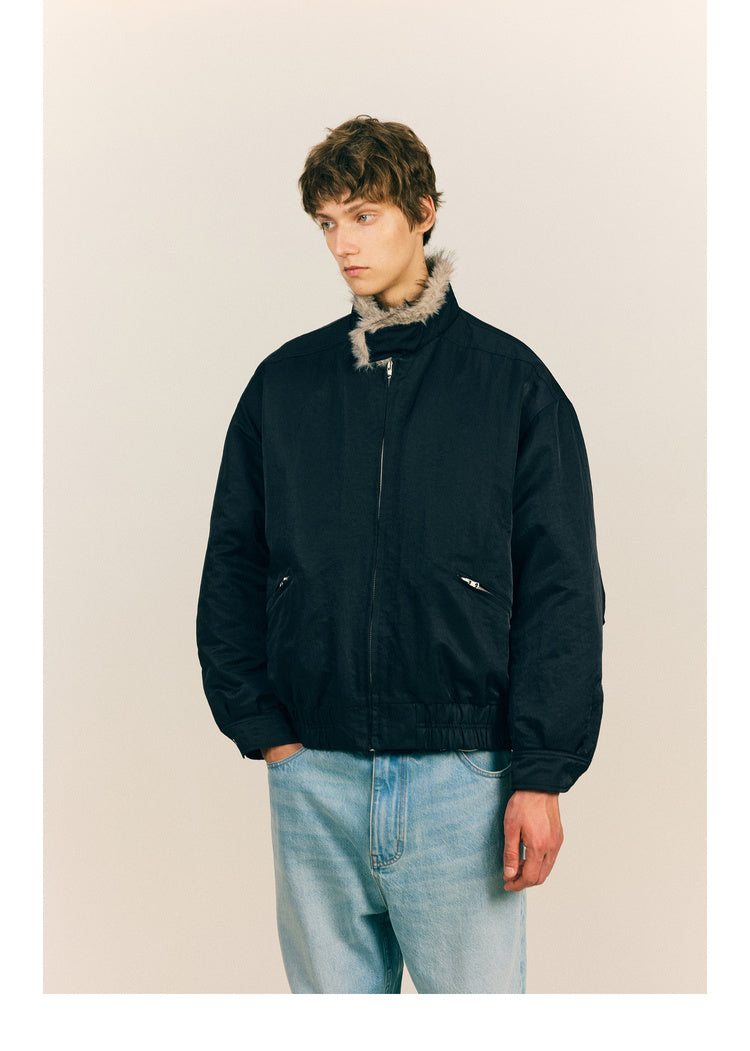 Fur Collar Retro Jacket