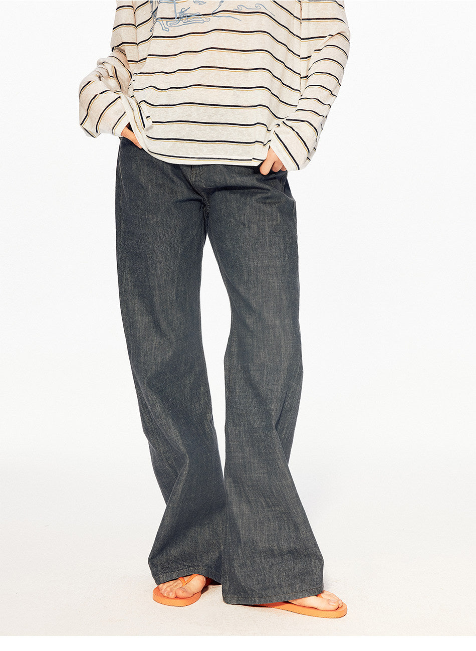 Unisex Retro Embroidered Jeans