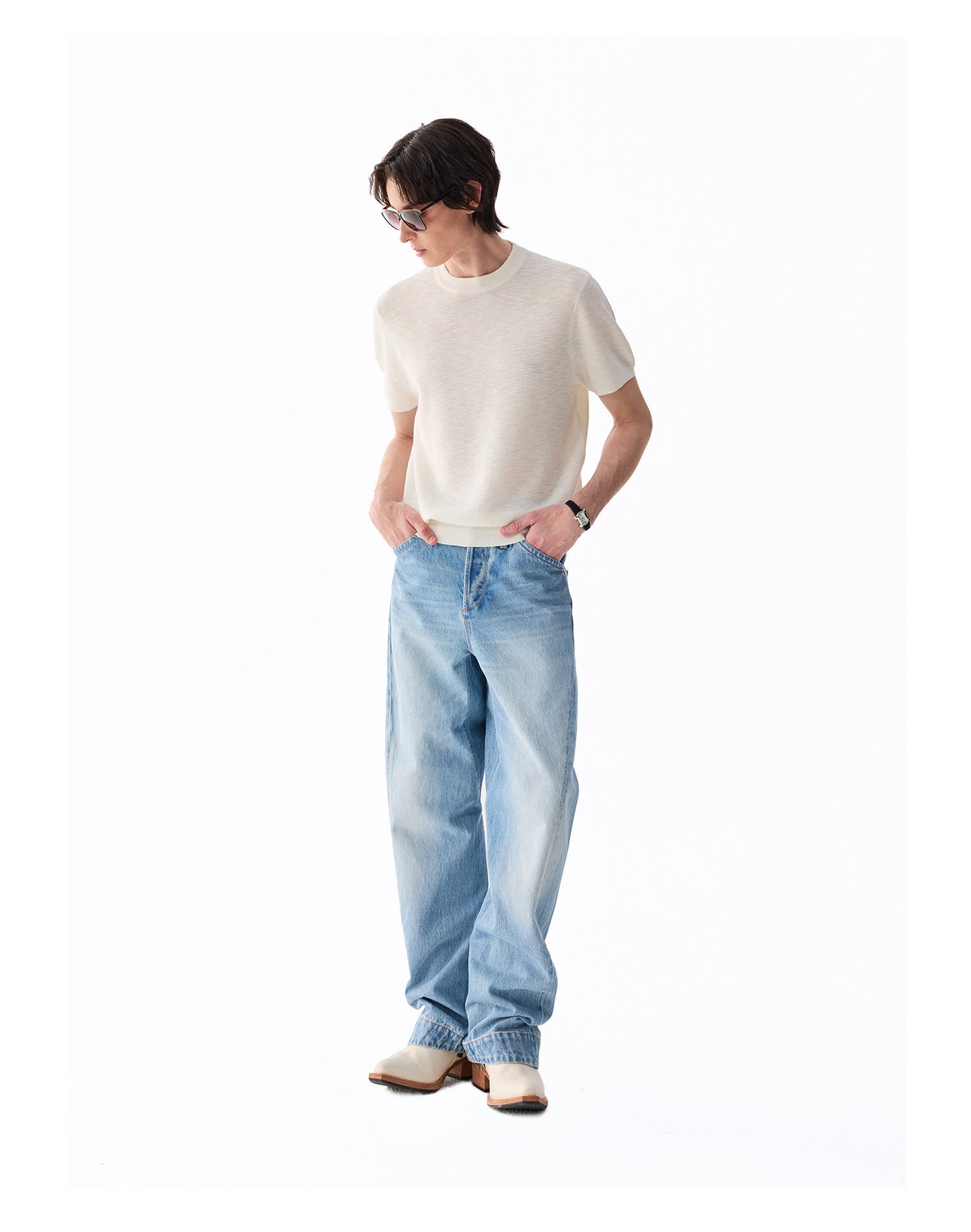 Vintage Washed Blade Jeans