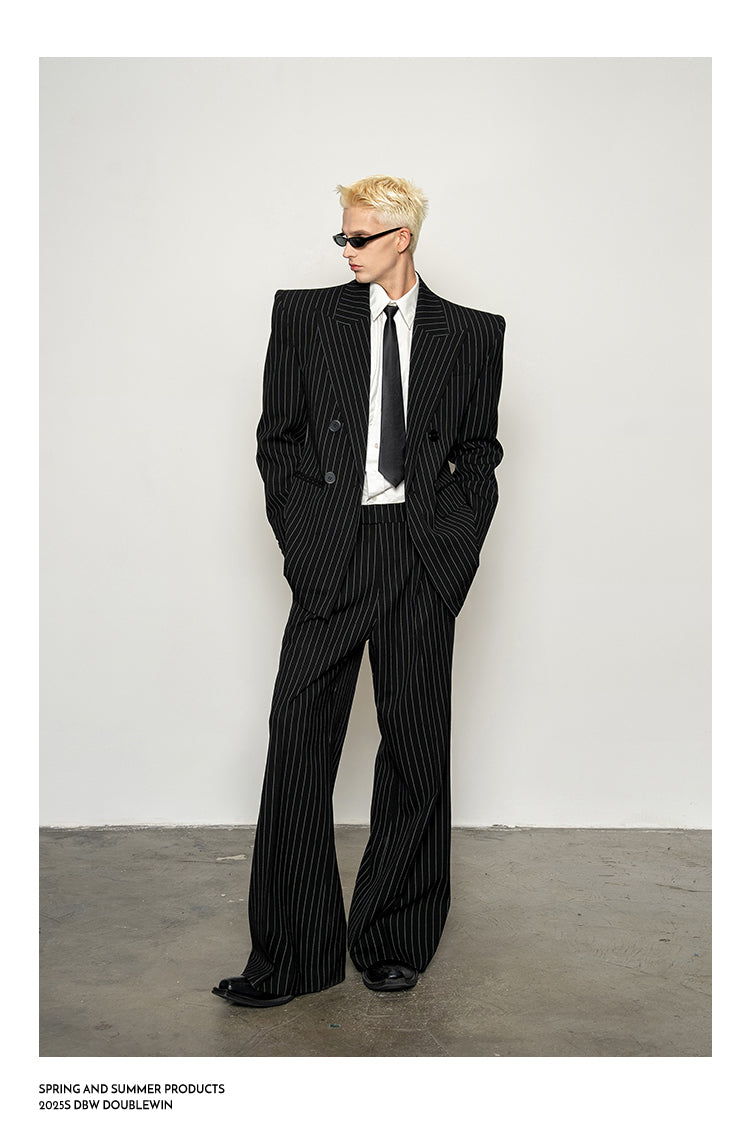 High-Quality Straight-Shoulder Suit