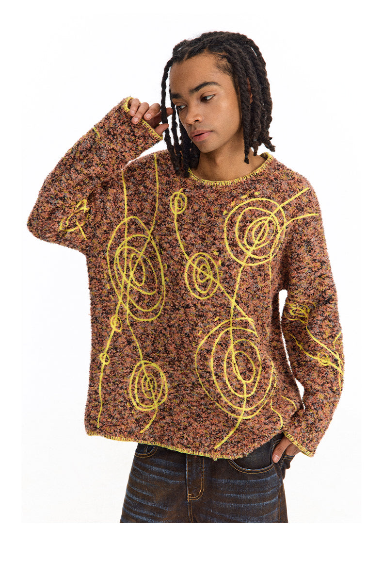 Jacquard Knit Sweater