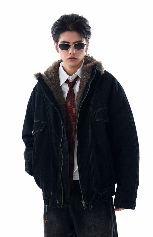 Heavy Washed Denim Jacket