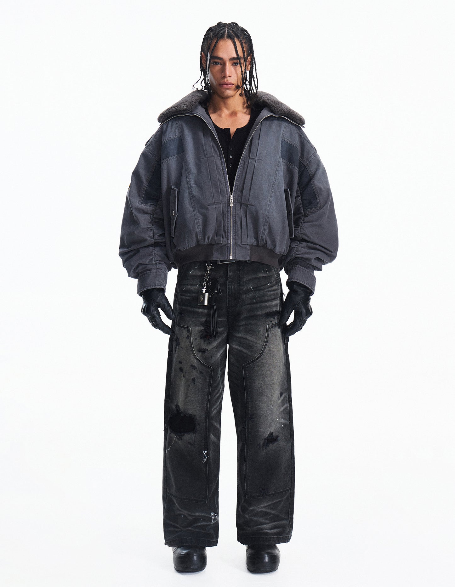 Lambskin Collar Jacket