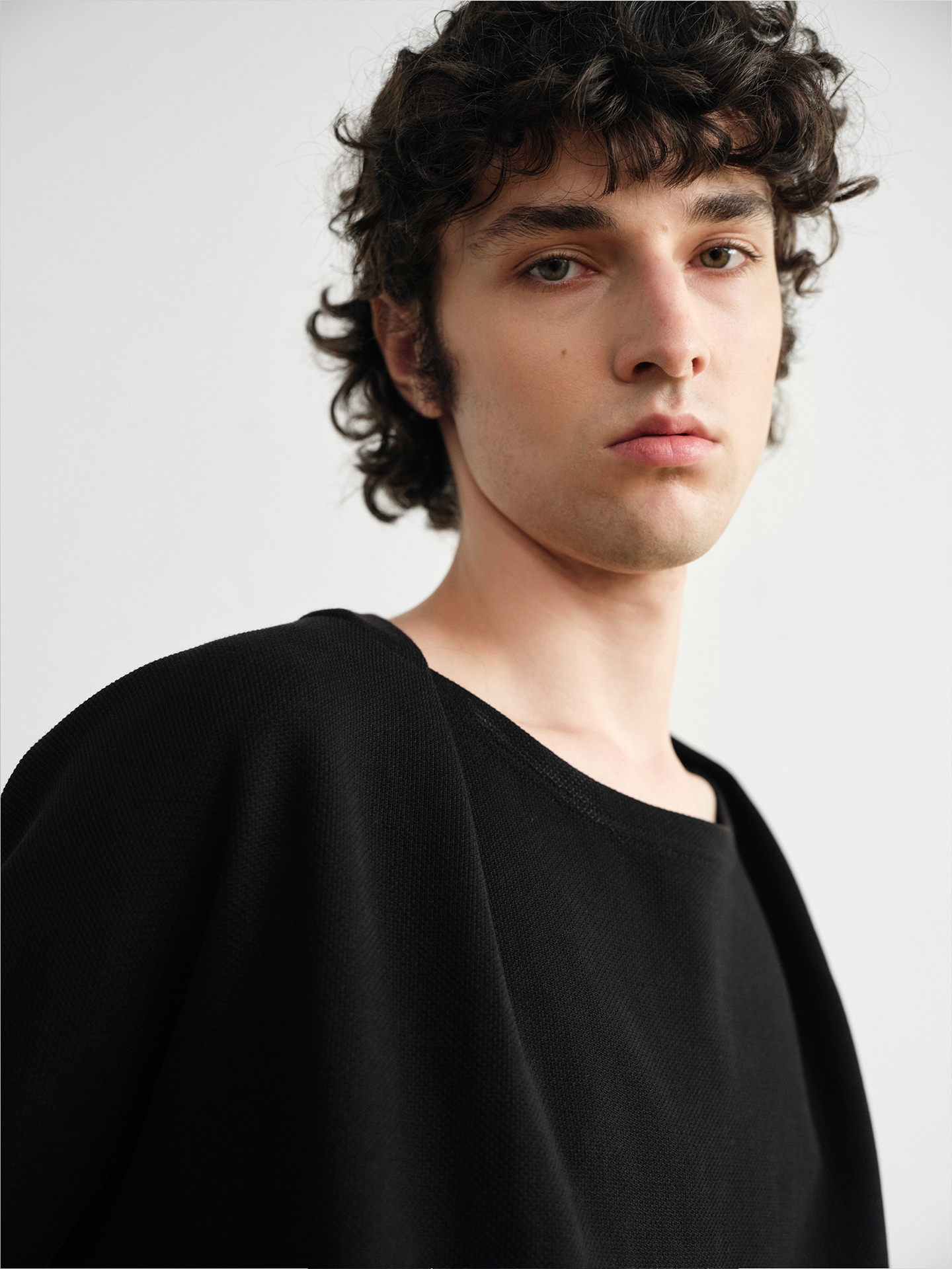 Pleated Single-Cut T-Shirt