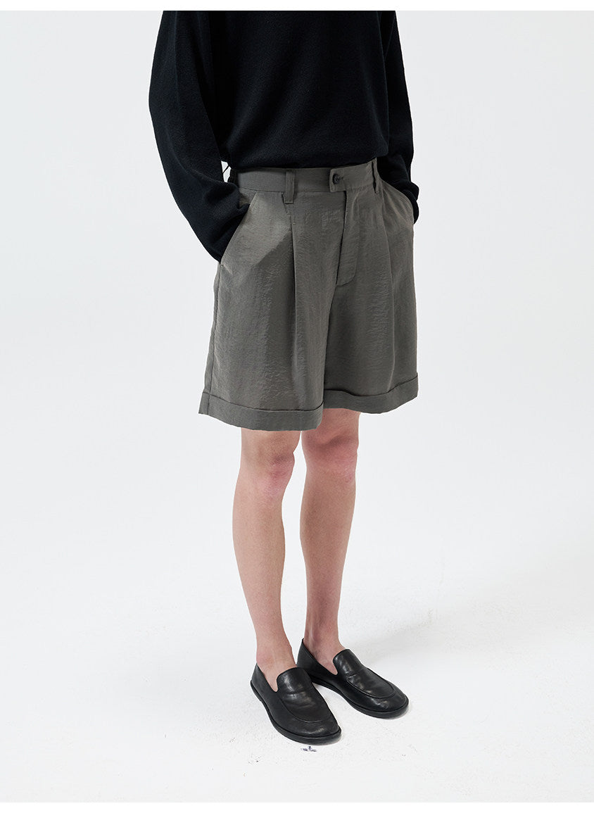 Casual Pants with a Partial Elastic Waistband