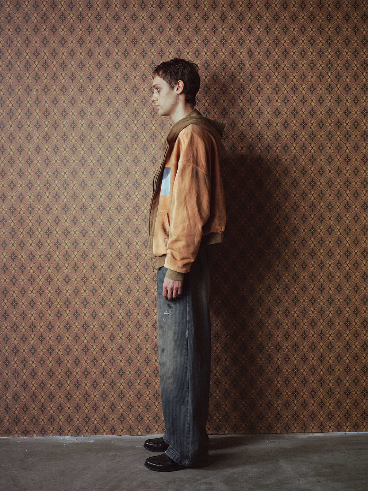 Paint Illustration Hooded Sweatshirt