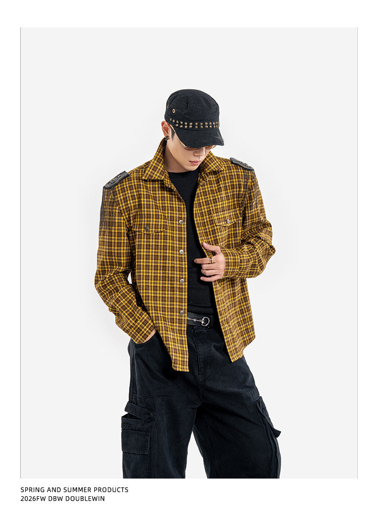 Vintage Tassel Check Shirt