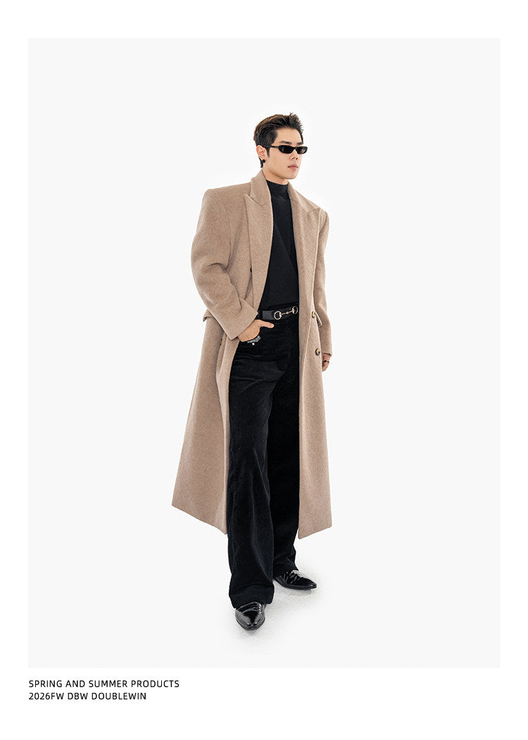 Simple Wool Long Coat