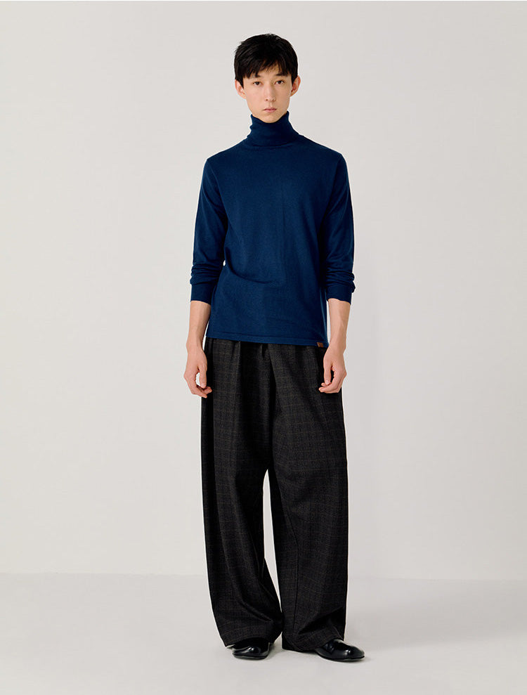 Merino Wool Turtleneck Sweater