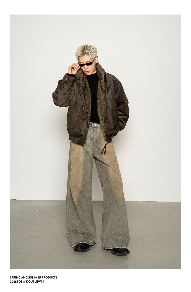 Hand-Splashed Wash Jeans