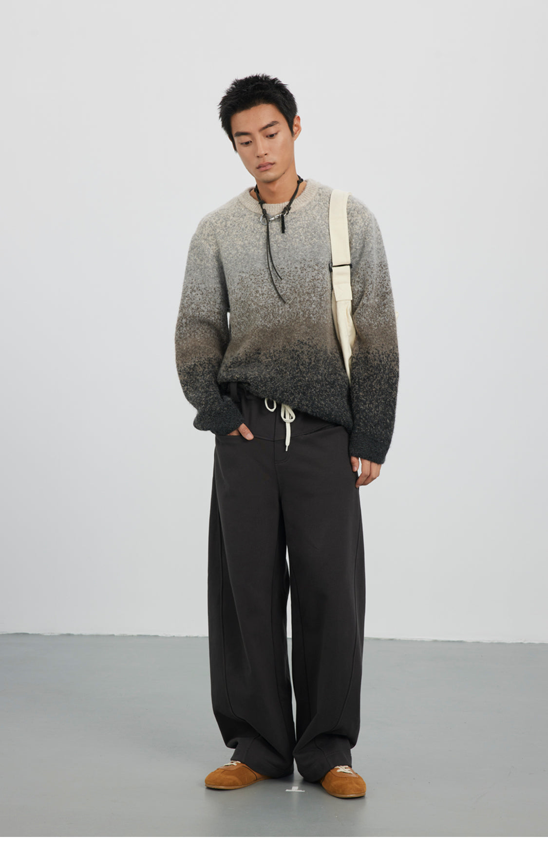 Gradient Crew Neck Sweater