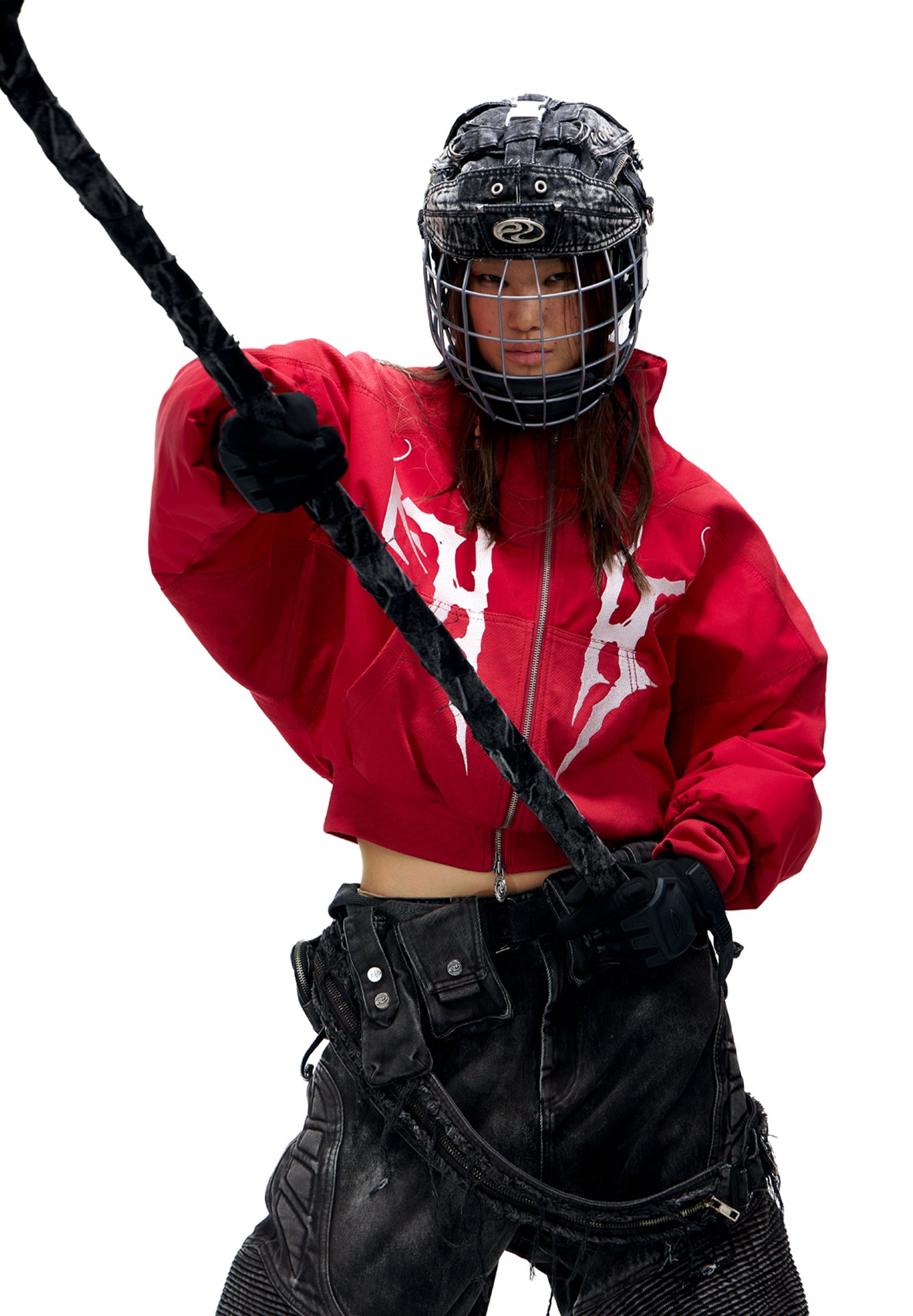 Embroidered Short Down Jacket