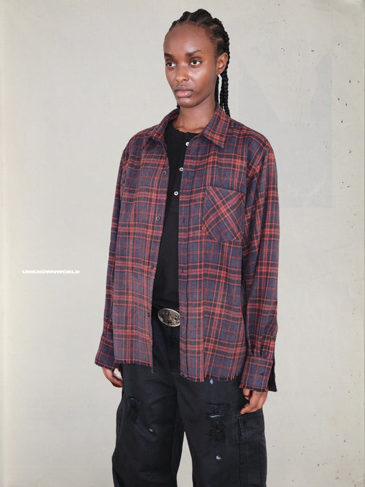 Checkered flannel shirt