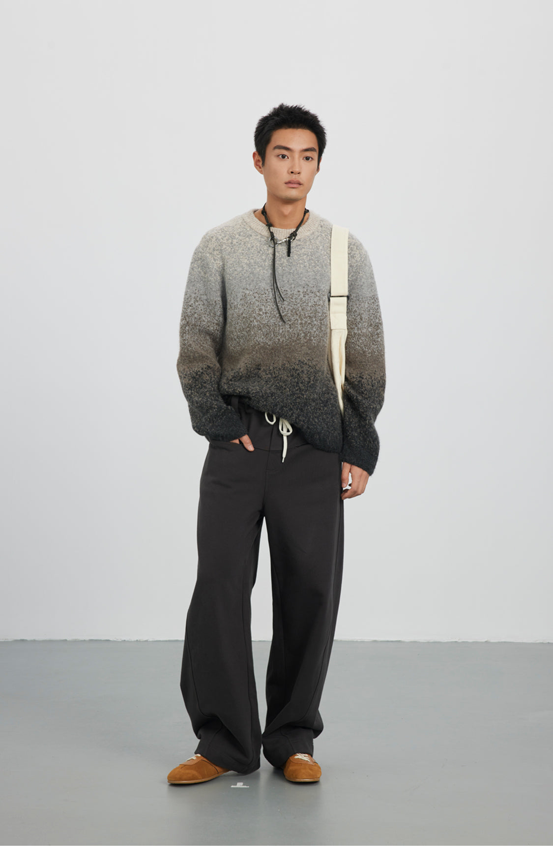 Gradient Crew Neck Sweater