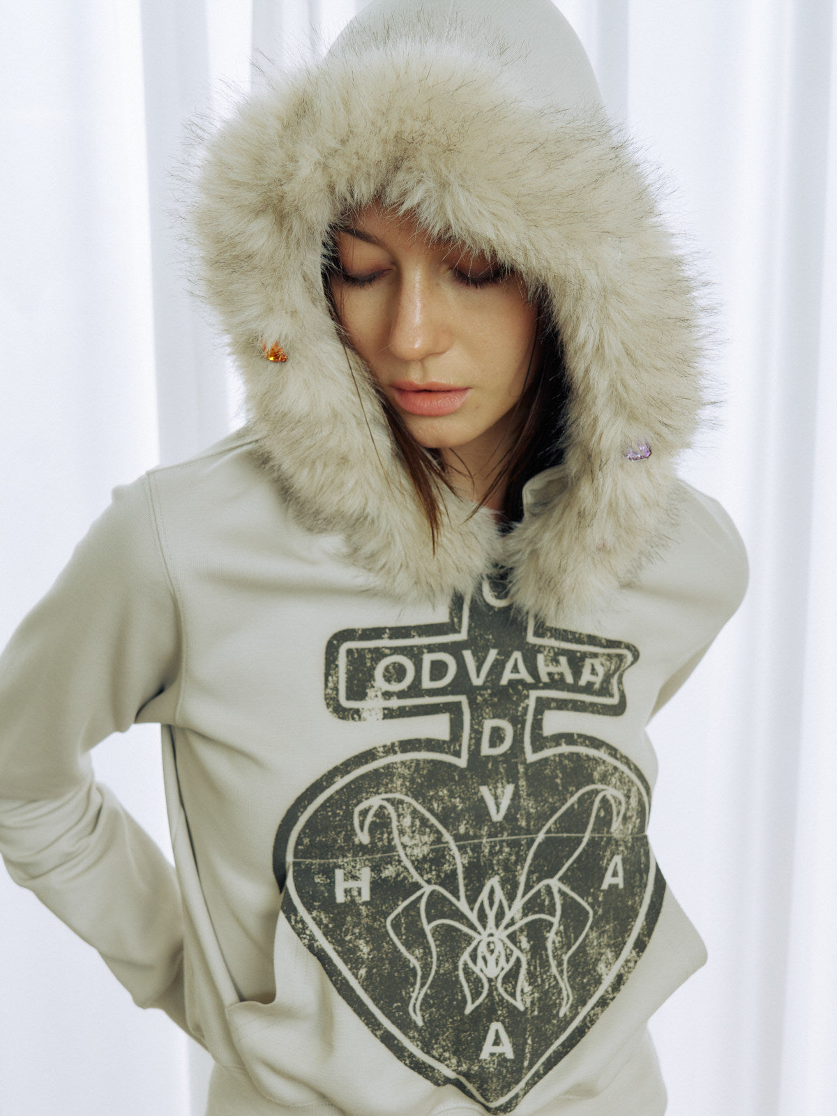 Heart Pullover Sweatshirt