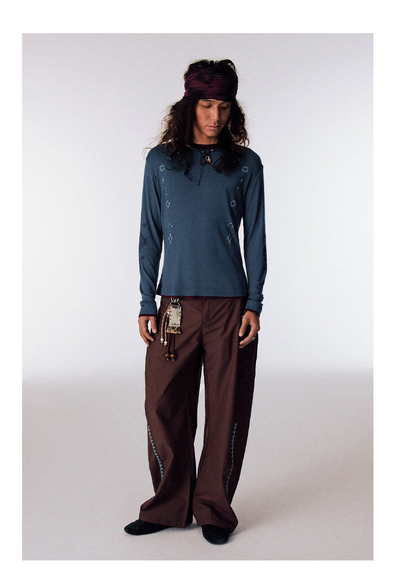 Patchwork Faux Two-Piece T-Shirt