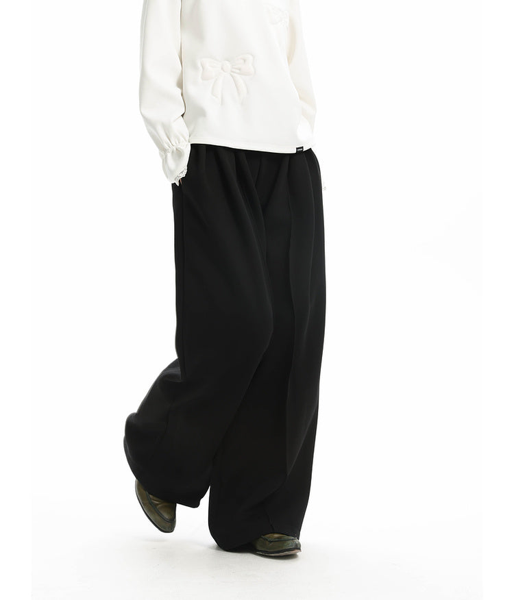 Wide Knit Casual Pants