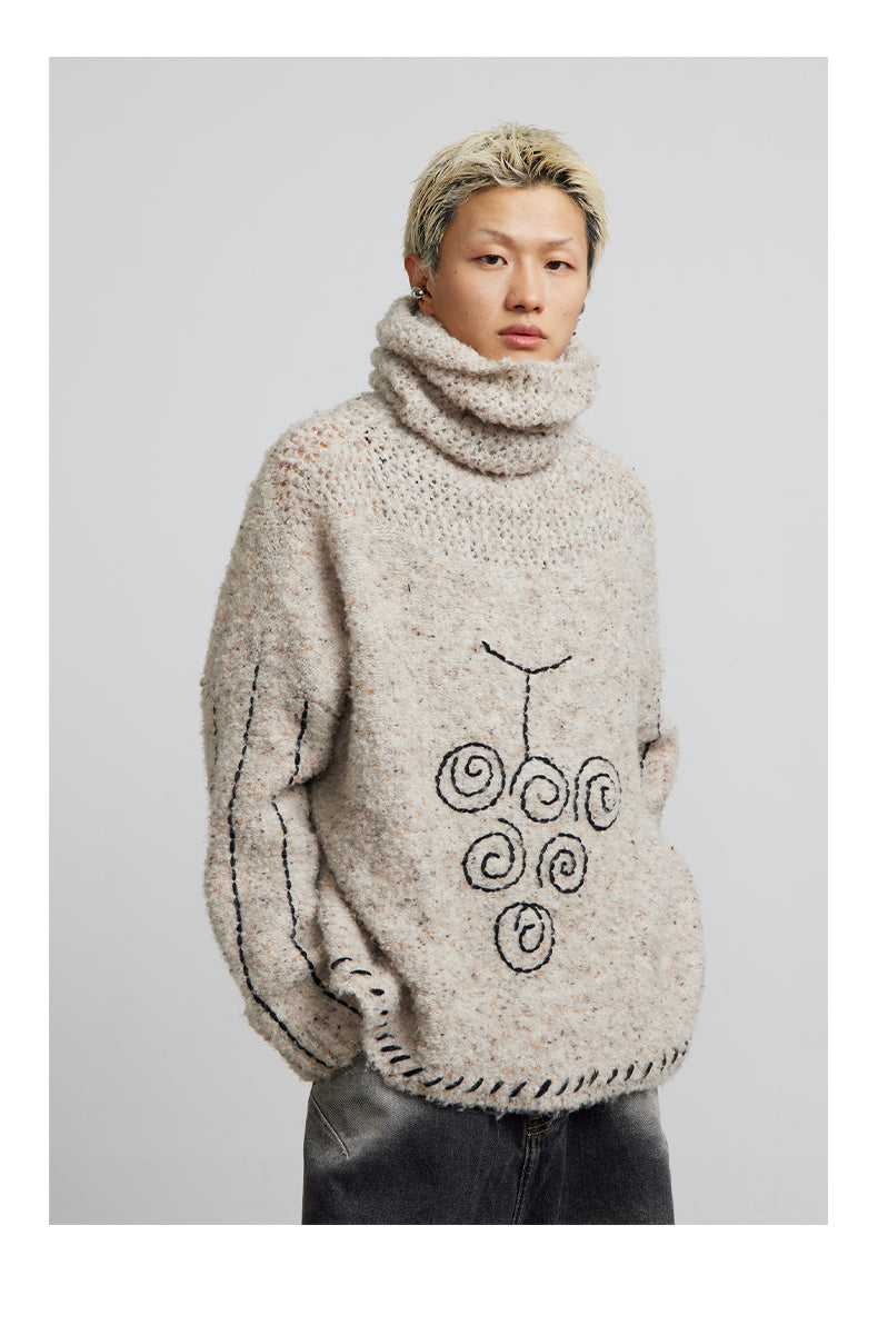 Handmade turtleneck sweater