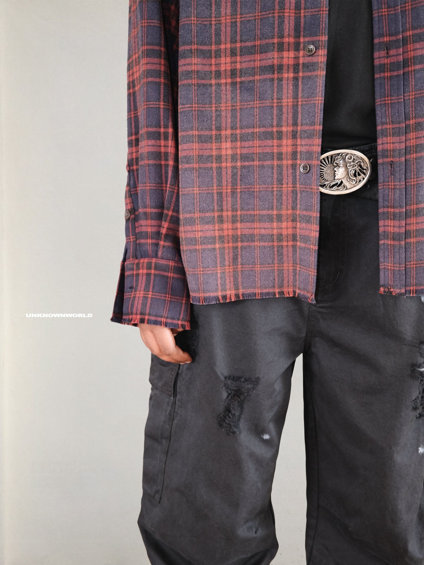 Checkered flannel shirt