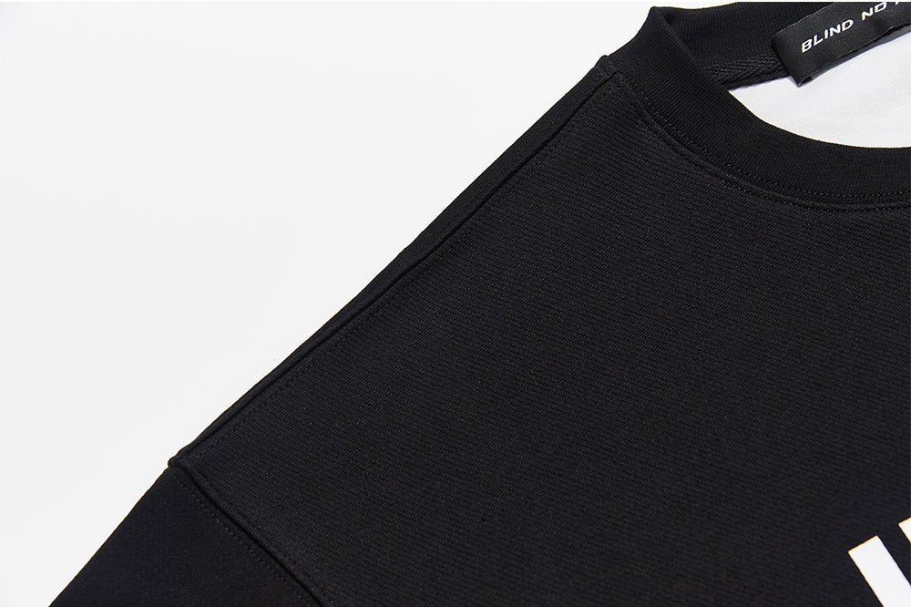 Contrast print T-shirt