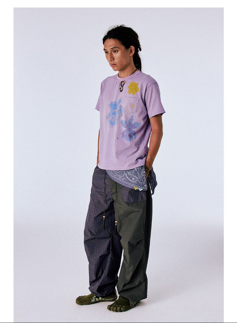 Distressed Print T-Shirt