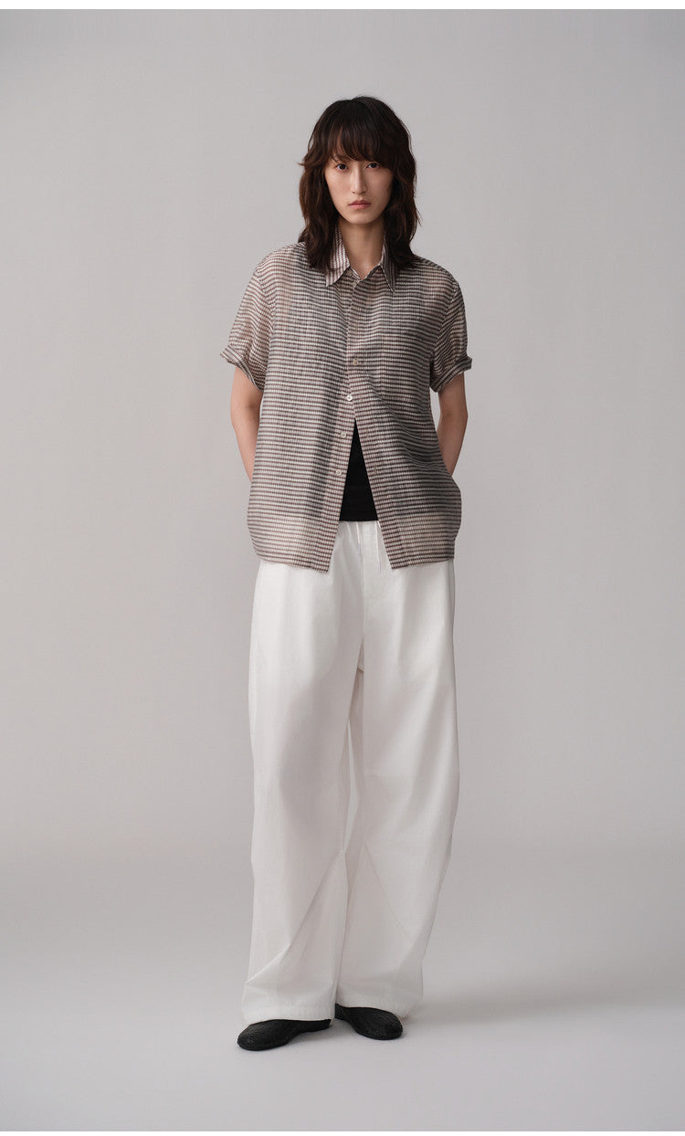 Casual Pants with Elastic Waistband