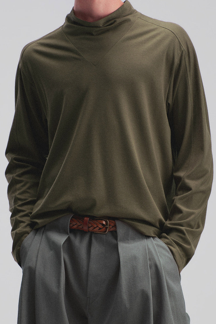 Lyocell-Wool Blend T-Shirt