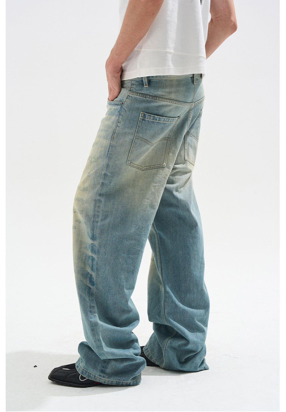 Whisker Wash Jeans