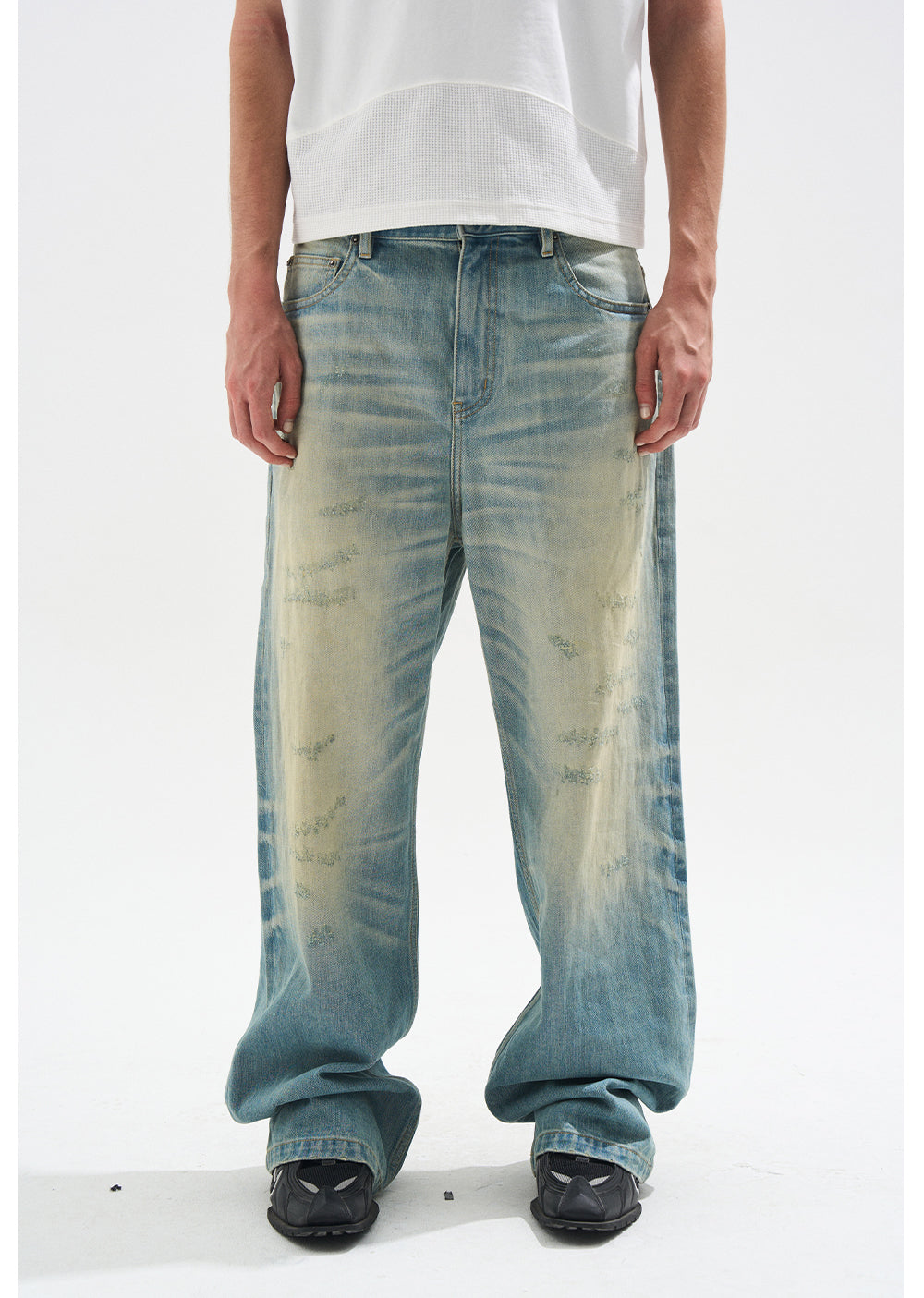 Whisker Wash Jeans