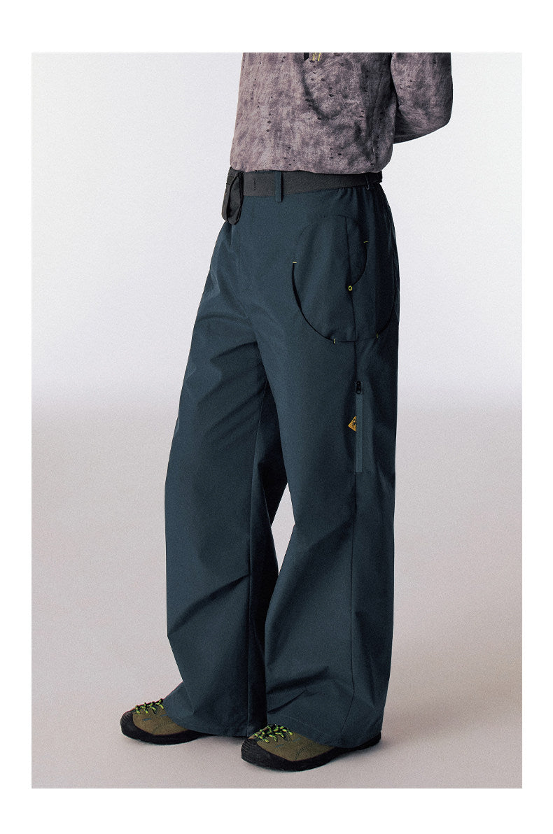 Swirl Pocket Casual Pants