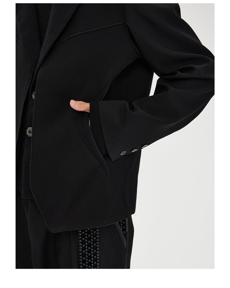 Faux Two-Piece Jacket