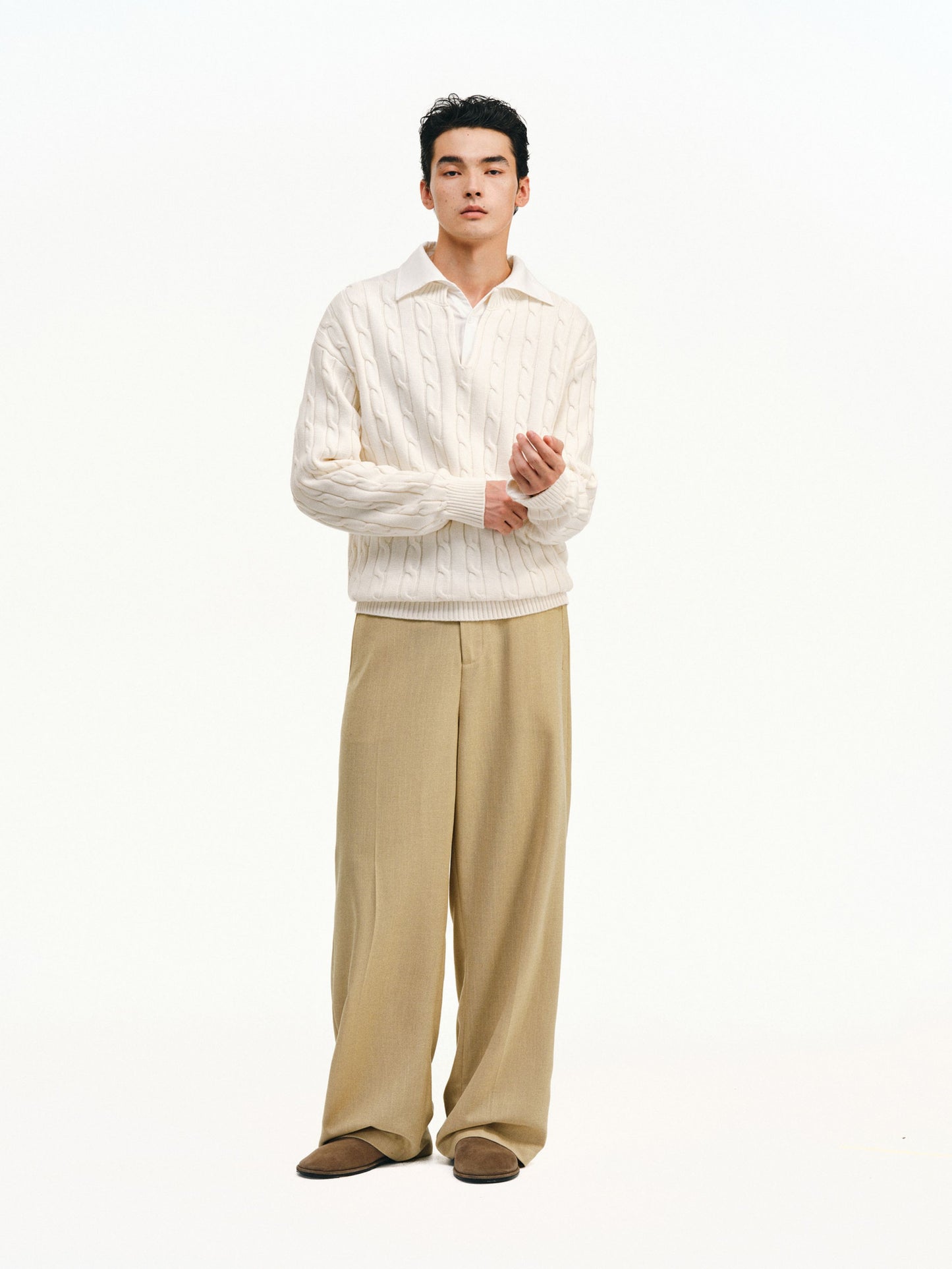 Rinen Straight Leg Casual Pants