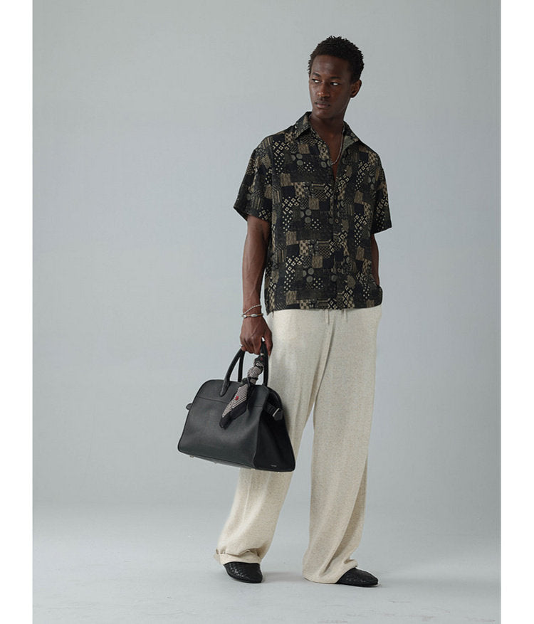 Vintage-style linen shirt