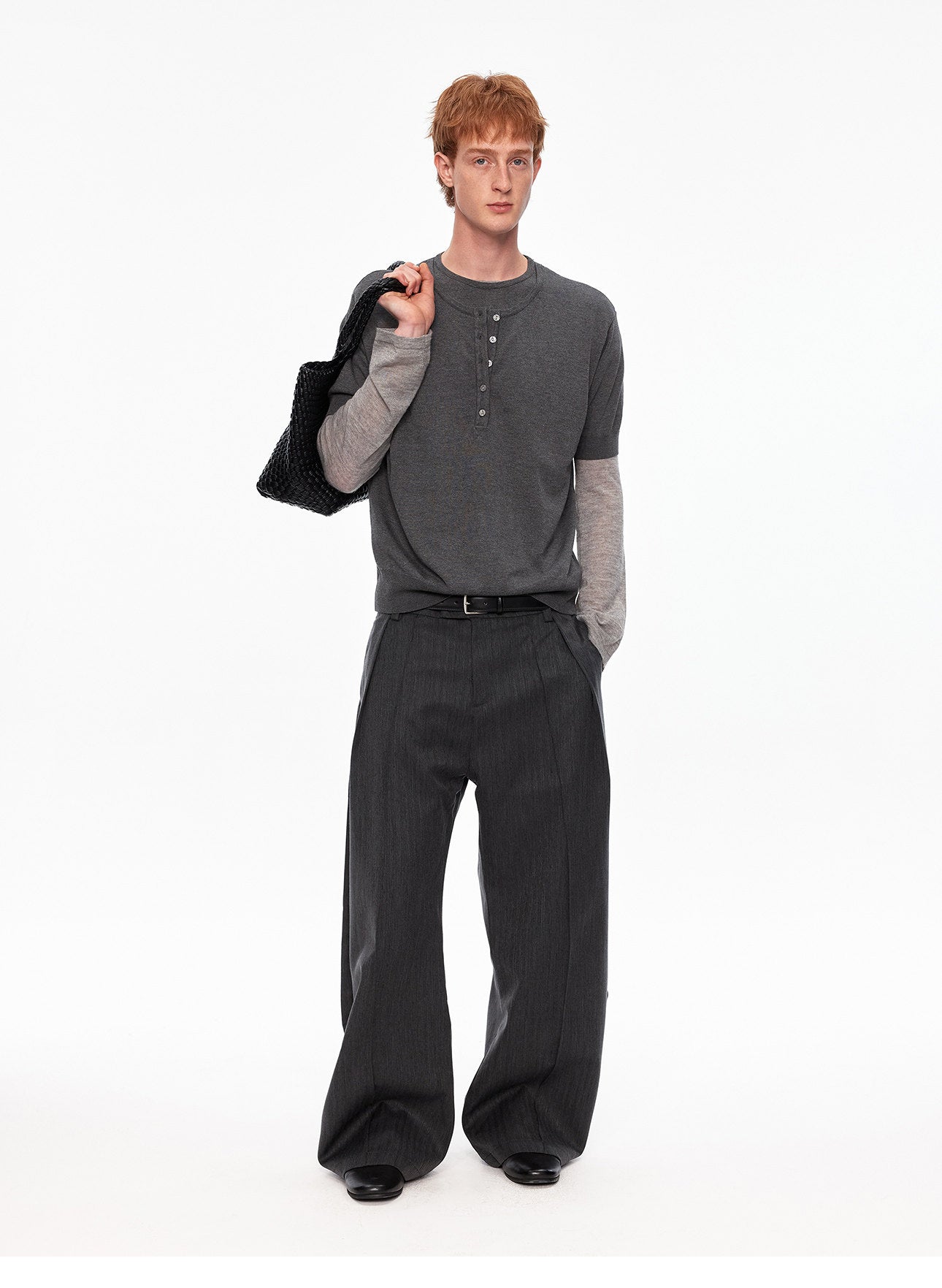 Two-Tone Casual Knit