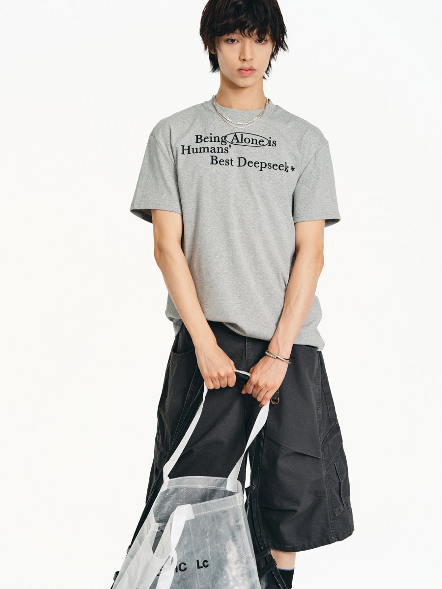 Slogan Print T-Shirt