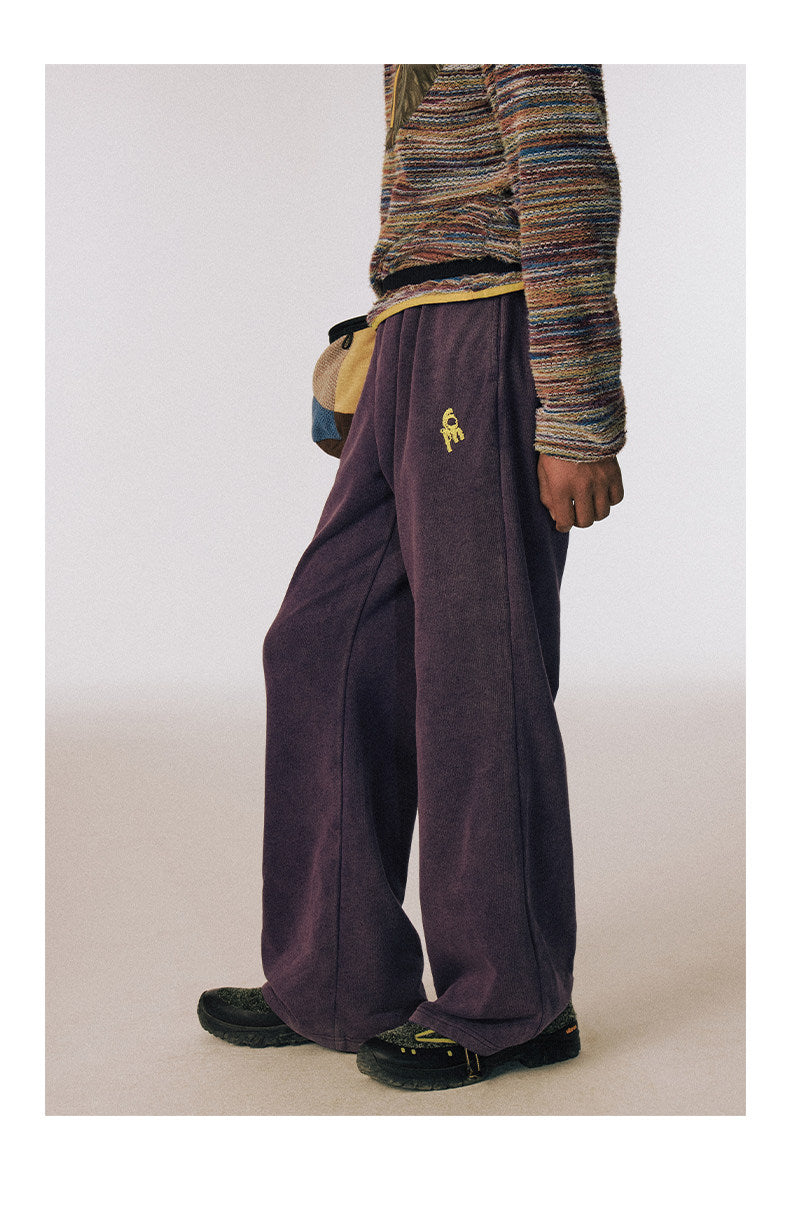Beaded Flag Flare Sweatpants