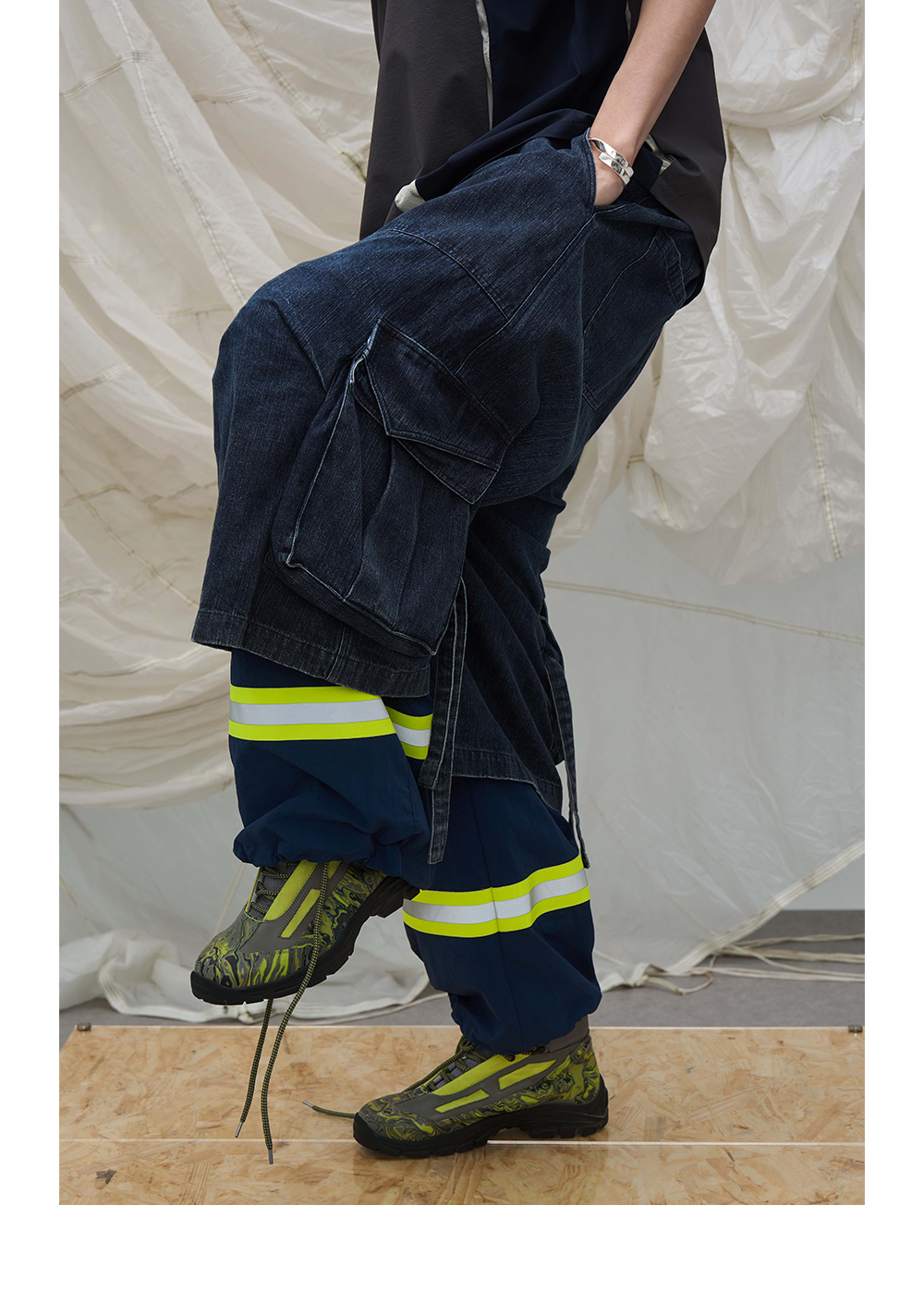 Nylon Workwear Casual Pants